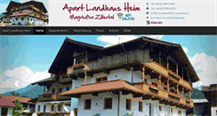 Desktop Screenshot of heim-mayrhofen.at
